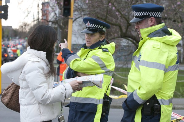 NZ Police involved in Christchurch earthquake